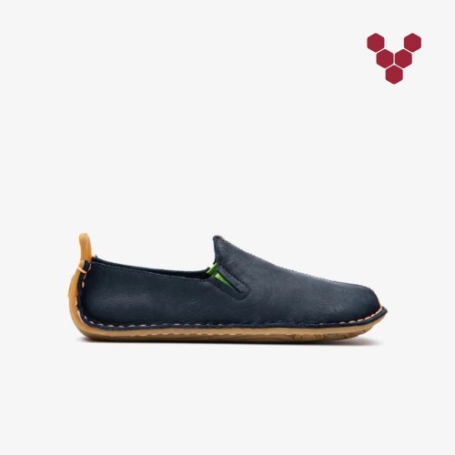 Vivobarefoot Ababa Leather Lasten Kengät Laivastonsininen (FI-UV7B)